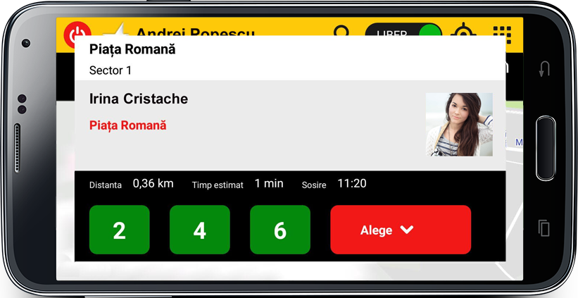 Aplicatie Mobile Soferi Taxi